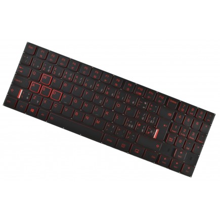 Klawiatura do laptopa Lenovo Legion Y520-15ikb CZ / SK czarny, podświetlany