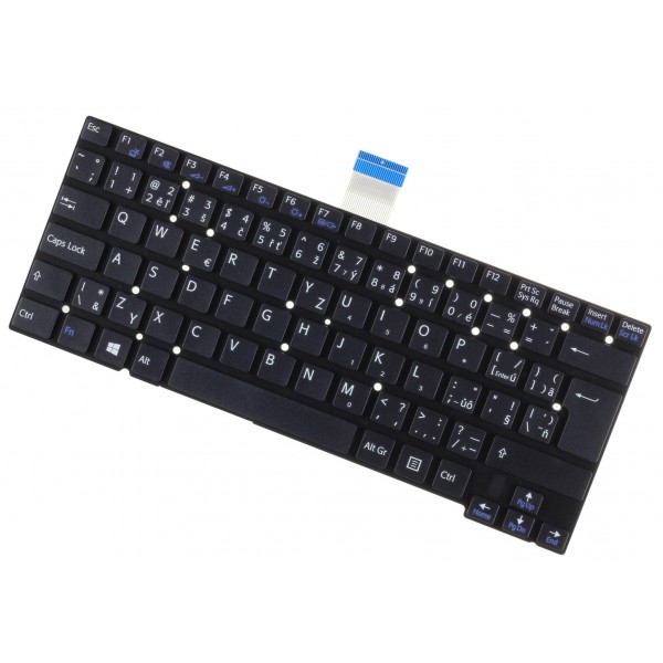 Klawiatura do laptopa Sony Vaio SVT13117EC czeska czarna bez ramki