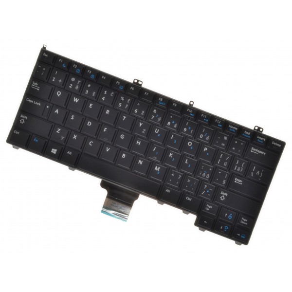 Klawiatura do laptopa Dell kompatibilní 04380Y CZ / SK czarny, podświetlany
