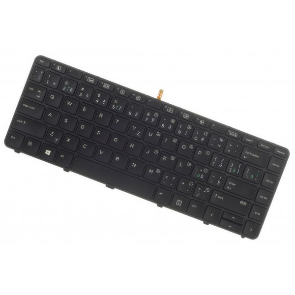 Klawiatura do laptopa HP ProBook 430 G4 CZ / SK czarny, podświetlany