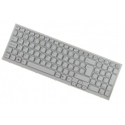 Klawiatura do laptopa Sony Vaio VPCEB1Z0E/B CZ/SK biała z ramą
