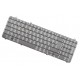 Klawiatura do laptopa HP Pavilion DV7-3127eg srebrna CZ / SK 