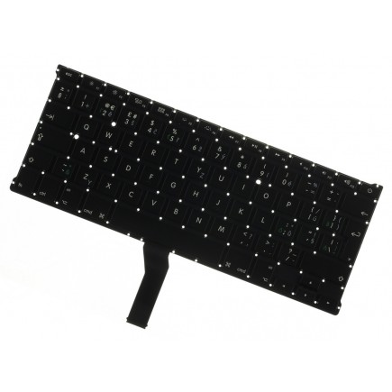 Klawiatura do laptopa Apple MacBook Air 13 A1466 CZ / SK czarny, podświetlany