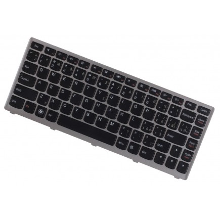 Klawiatura do laptopa Lenovo IdeaPad U310 srebrna CZ / SK 