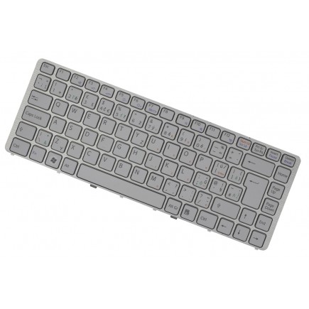 Klawiatura do laptopa Sony Vaio PCG-7171L Srebrna rama CZ/SK