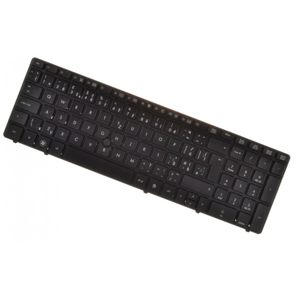 Klawiatura do laptopa HP kompatibilní 635769-001 CZ / SK czarna trackpoint