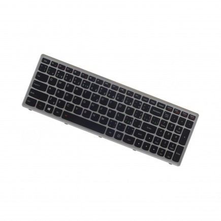 Klawiatura do laptopa IBM Lenovo G500H CZ / SK Srebrna ramka, podświetlana