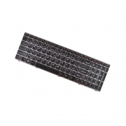 Klawiatura do laptopa IBM Lenovo G770 czarna, fioletowa ramka CZ / SK