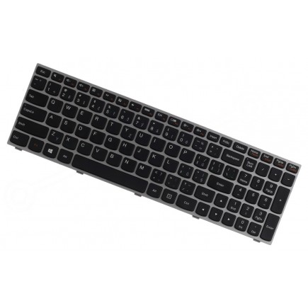 Klawiatura do laptopa Lenovo Ideapad Z50-75 Srebrna rama CZ/SK