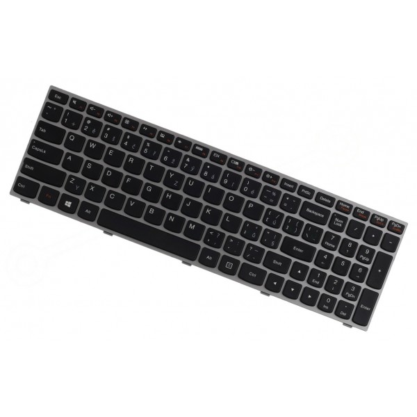 Klawiatura do laptopa IBM Lenovo G50-30 80G0008BUS Srebrna rama CZ/SK