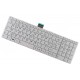 Klawiatura do laptopa z ramą Toshiba Satellite c855d-s5359 CZ/SK biała
