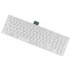 Klawiatura do laptopa biała z ramą Toshiba Satellite c855d-s5237 UK
