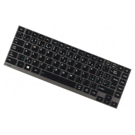 Klawiatura do laptopa Toshiba Portege Z830-S8302 CZ / SK Srebrna ramka, podświetlana