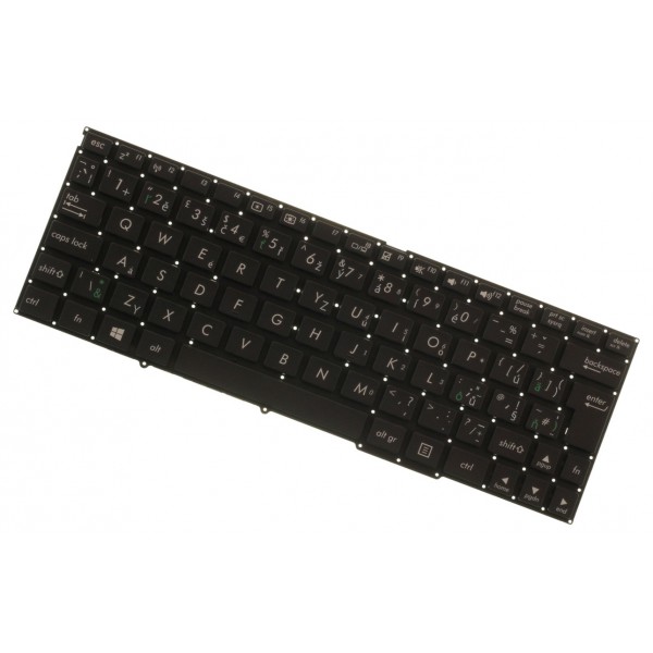 Klawiatura do laptopa Asus kompatibilní MP-11N76C0-920W czeska czarna bez ramki