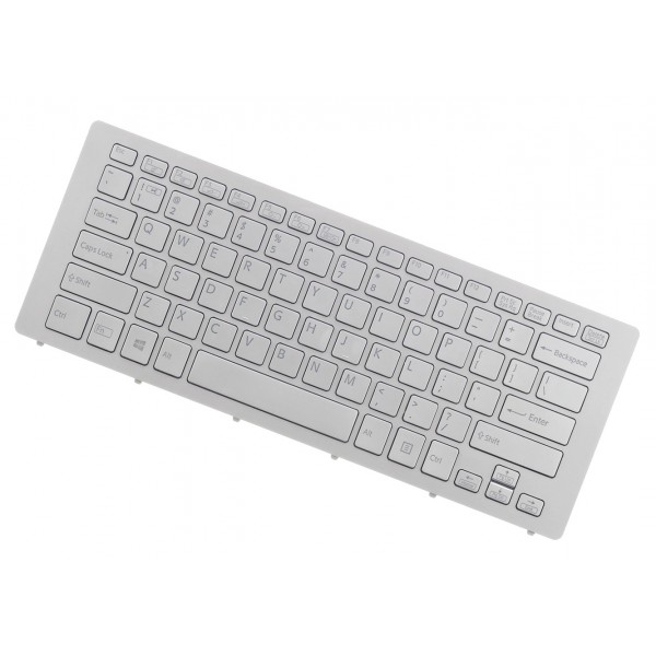 Klawiatura do laptopa Sony Vaio SVF15N Srebrna rama US