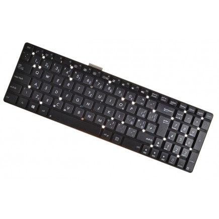 Klawiatura do laptopa Asus R752 czeska czarna bez ramki