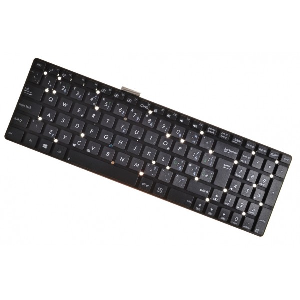 Klawiatura do laptopa Asus R752 czeska czarna bez ramki