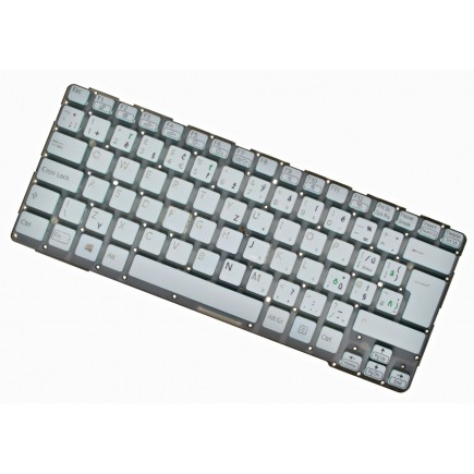 Klawiatura do laptopa Sony Vaio SVE14A1X1RS CZ/SK biała Bez ramy