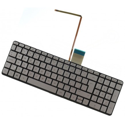 Klawiatura do laptopa HP Envy 15-u000NC CZ / SK czarny, srebrna rama,podświetlany