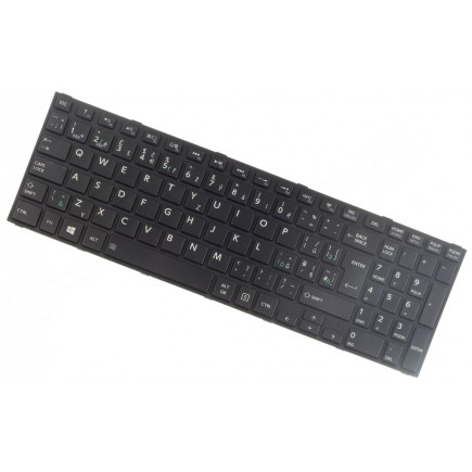 Klawiatura do laptopa Toshiba Satellite Pro R50 z ramką, czarne CZ / SK