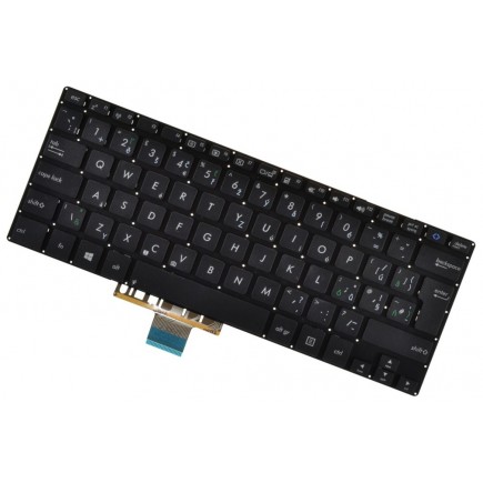 Klawiatura do laptopa Asus VivoBook S301L czeska czarna bez ramki