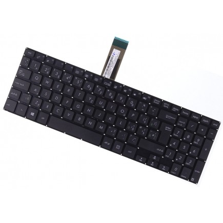 Klawiatura do laptopa Asus VivoBook S551LA czeska czarna bez ramki