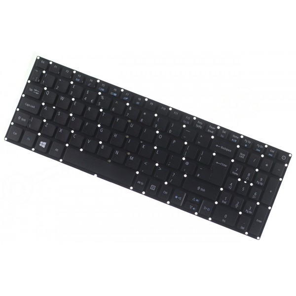 Klawiatura do laptopa Acer Aspire E5-575G UK czarna bez ramki