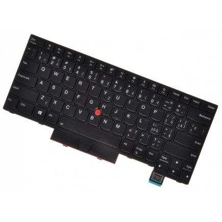 Klawiatura do laptopa Lenovo ThinkPad T470 CZ / SK czarna, podświetlana, Trackpoint