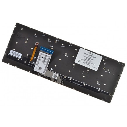 Klawiatura do laptopa HP Spectre x360 15-ap CZ / SK srebro, bez ramki, podświetlany