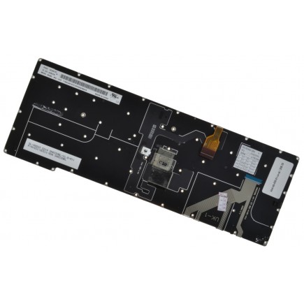 Klawiatura do laptopa Lenovo ThinkPad X1 Carbon 20A7 czeska czarna bez ramki, Trackpoint, podświetlana CZ/SK