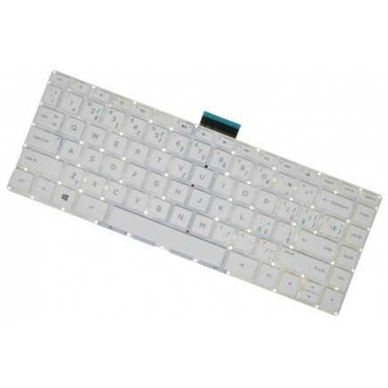 Klawiatura do laptopa HP Stream 14-ax001nc CZ/SK biała Bez ramy