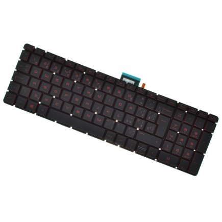 Klawiatura do laptopa 836099-FL1 czeska czarna bez ramki, podświetlany