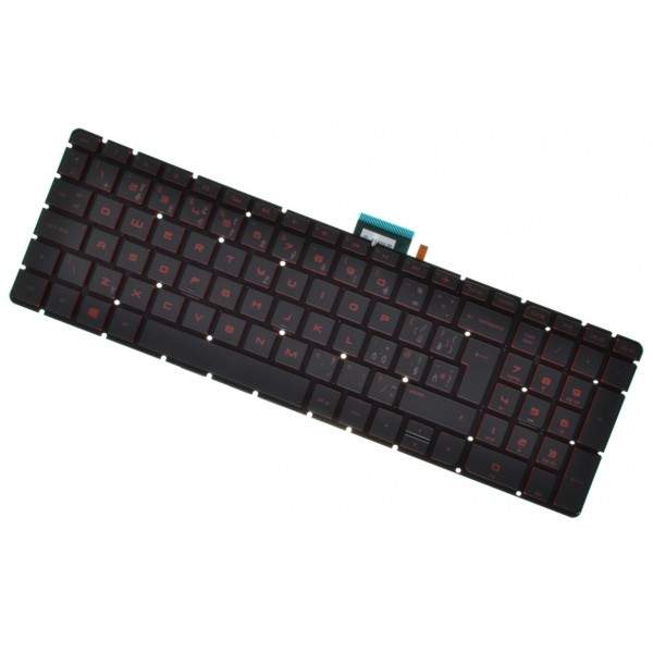 Klawiatura do laptopa 836099-FL1 czeska czarna bez ramki, podświetlany