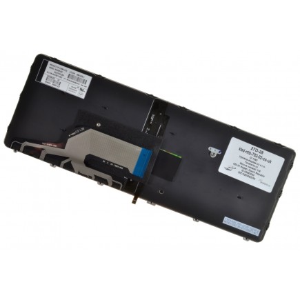 Klawiatura do laptopa Kompatibilní HP 840801-032 CZ / SK czarna, podświetlana, Trackpoint