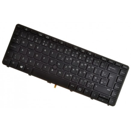 Klawiatura do laptopa HP Pavilion X360 14-BA CZ / SK czarna, podświetlana, Trackpoint