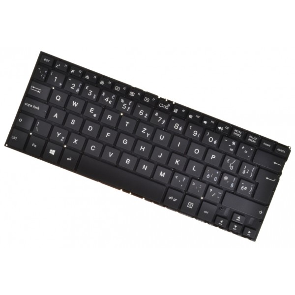 Klawiatura do laptopa Kompatibilní Asus 0KNB0-2625UK00 CZ czarny, podświetlany