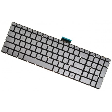 Klawiatura do laptopa HP Pavilion 15-cc506nc CZ / SK srebro, bez ramki, podświetlany