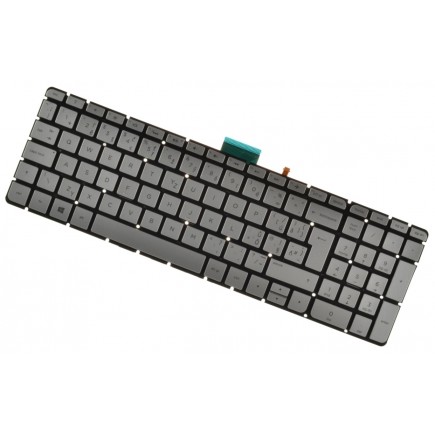 Klawiatura do laptopa HP ENVY x360 15-w005nc srebro, bez ramki, podświetlany, CZ/SK