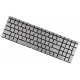 Klawiatura do laptopa HP 15-CS0014NC srebro, bez ramki, podświetlany, CZ/SK