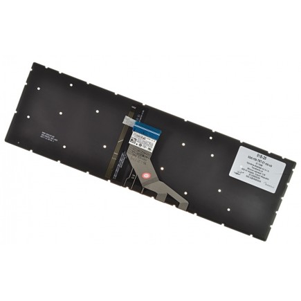Klawiatura do laptopa HP 15-CS0014NC srebro, bez ramki, podświetlany, CZ/SK