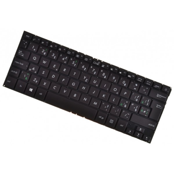 Klawiatura do laptopa Asus UX430U czeska czarna bez ramki, podświetlany