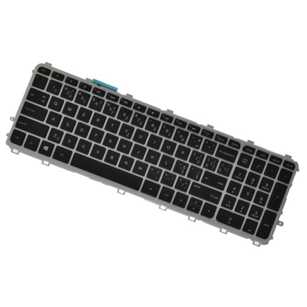 Klawiatura do laptopa HP TouchSmart 15-J CZ / SK srebro, podświetlany