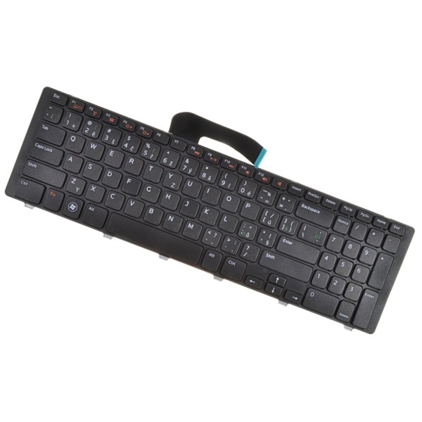Klawiatura do laptopa Dell  kompatibilní 0GV3VF z ramką, czarne CZ / SK