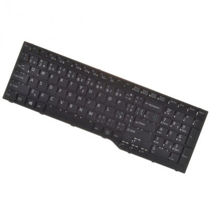 Klawiatura do laptopa Fujitsu kompatibilní CP670822-03 z ramką, czarne CZ / SK