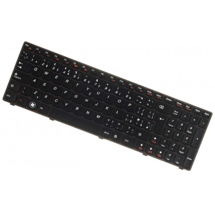 Klawiatura do laptopa Kompatibilní Lenovo 25-013358 z ramką, czarne CZ / SK