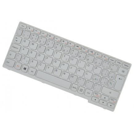 Klawiatura do laptopa biały, z ramką Lenovo IdeaPad S210 CZ/SK