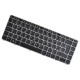 Klawiatura do laptopa HP kompatibilní 819876-001 CZ / SK Srebrna ramka, podświetlana