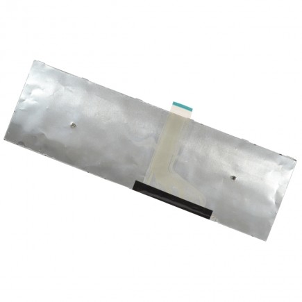 Klawiatura do laptopa biały, z ramką Toshiba SATELLITE C55-A-10C CZ/SK