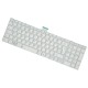 Klawiatura do laptopa biały, z ramką Toshiba SATELLITE C55-A-14X CZ/SK
