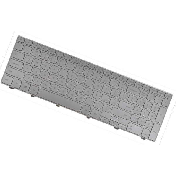 Klawiatura do laptopa Dell Inspiron 15R 7537 CZ / SK srebro, podświetlany
